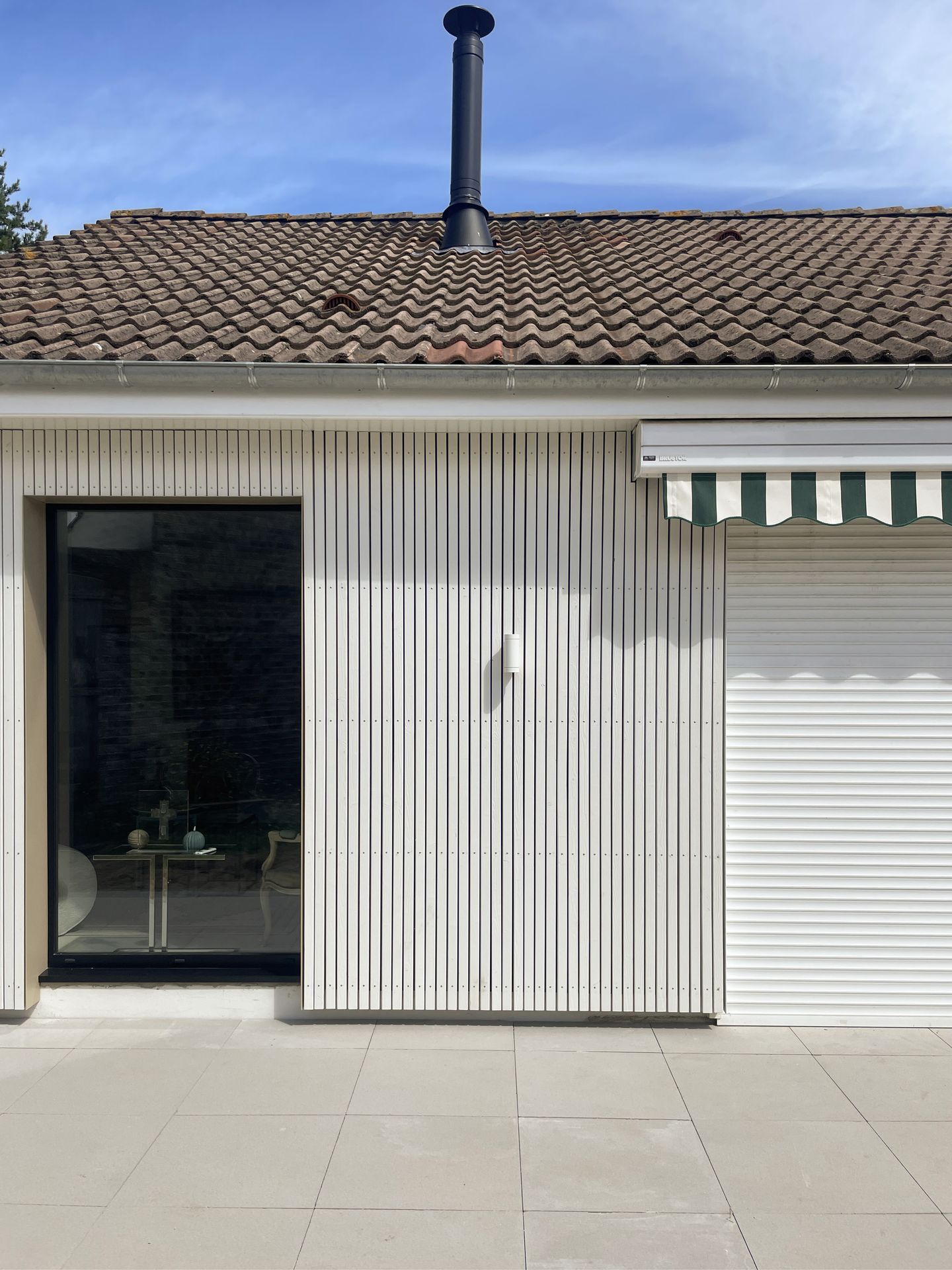 Extension ossature bois et menuiseries aluminium