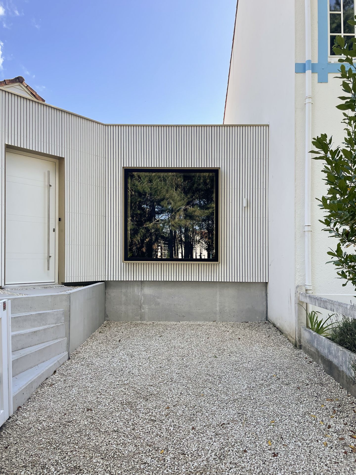 Extension ossature bois et menuiseries aluminium