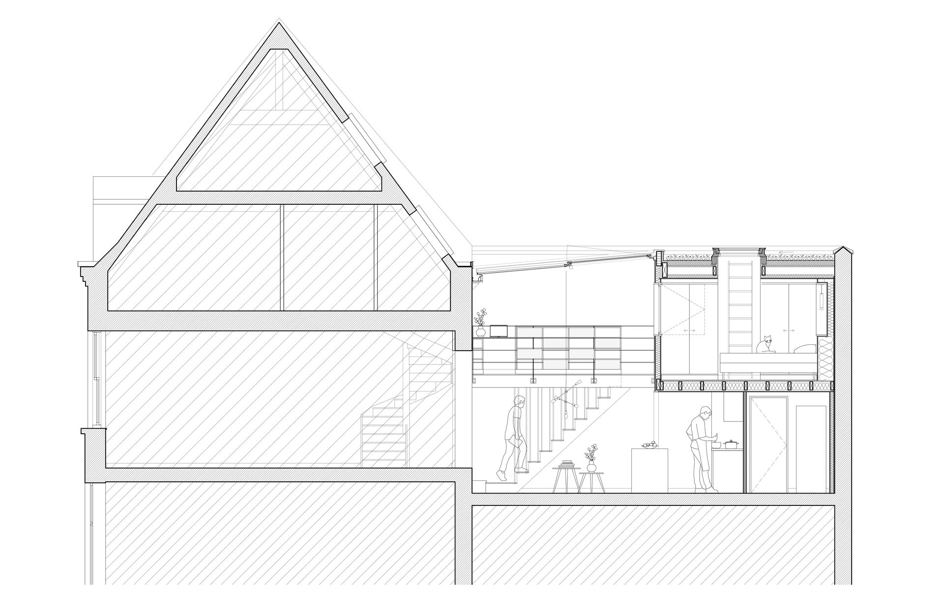 Plan - coupe longitudinale