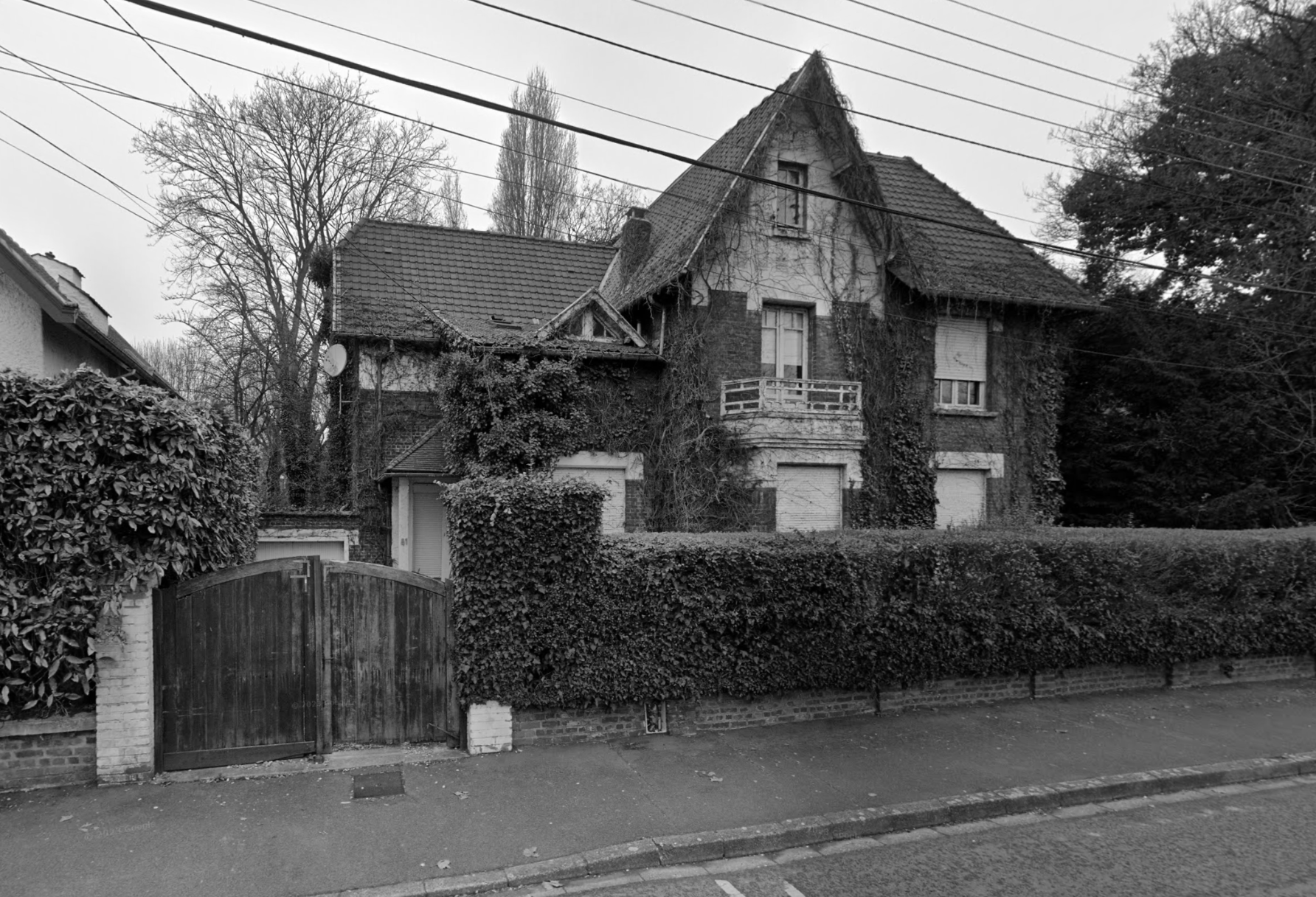 Façade rue existant