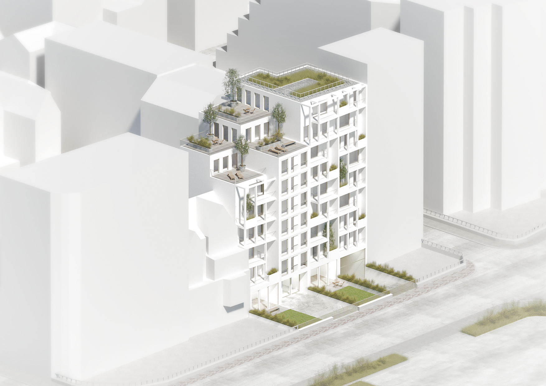 Axonométrie du projet
