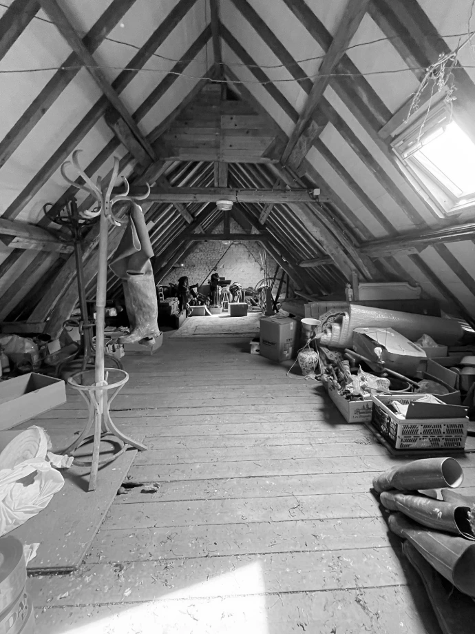 Avant les travaux - grenier