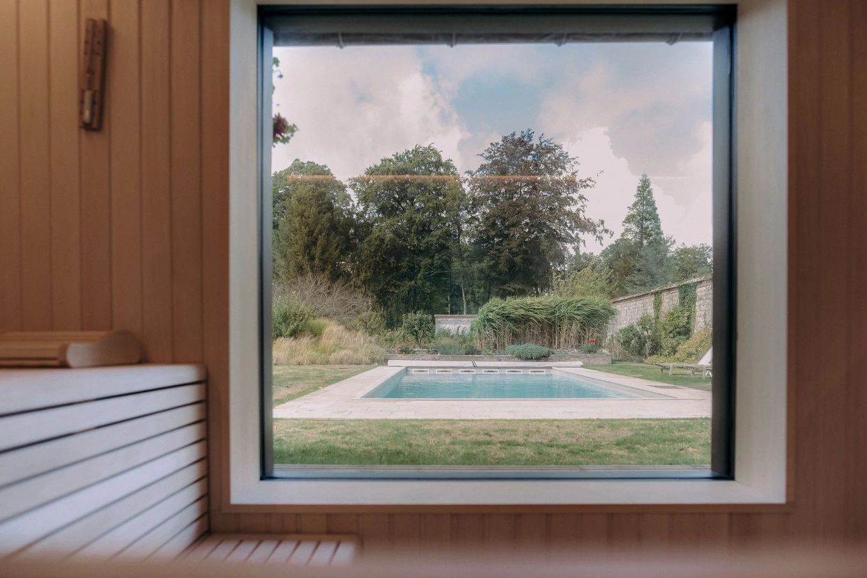 Sauna avec vue