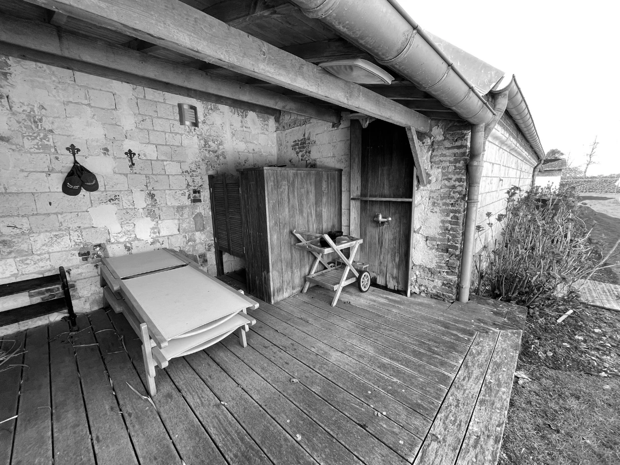 Avant les travaux - auvent 