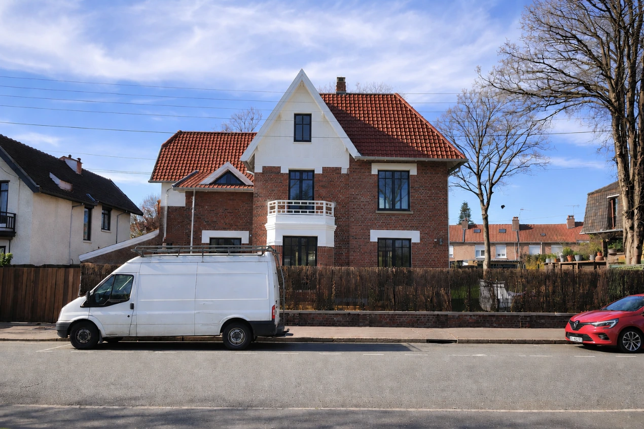 Maison marcq - vue depuis la rue