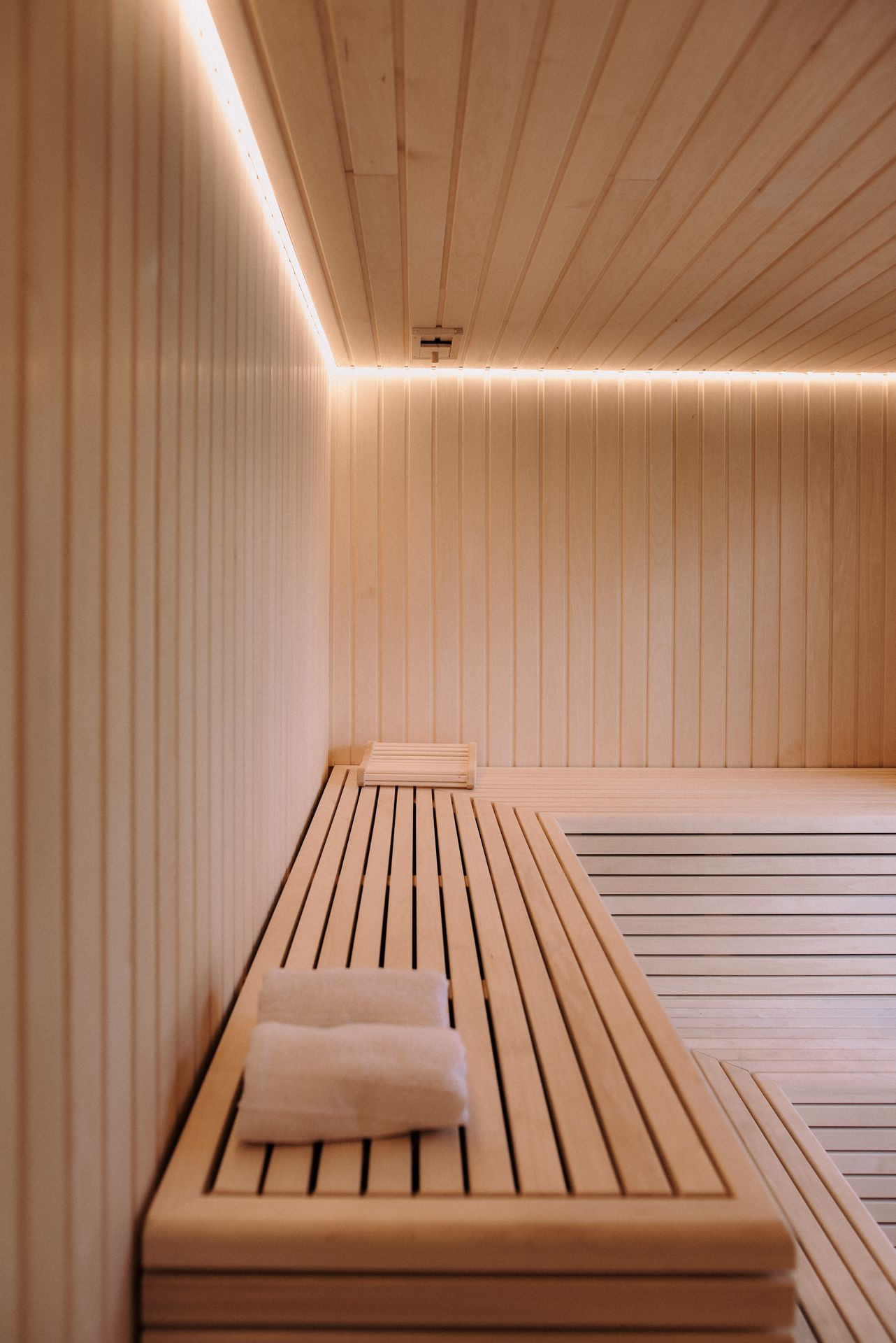 Sauna sur mesure en bois de tremble
