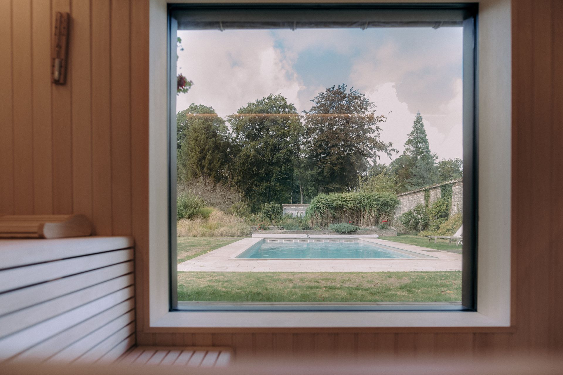 Sauna avec vue
