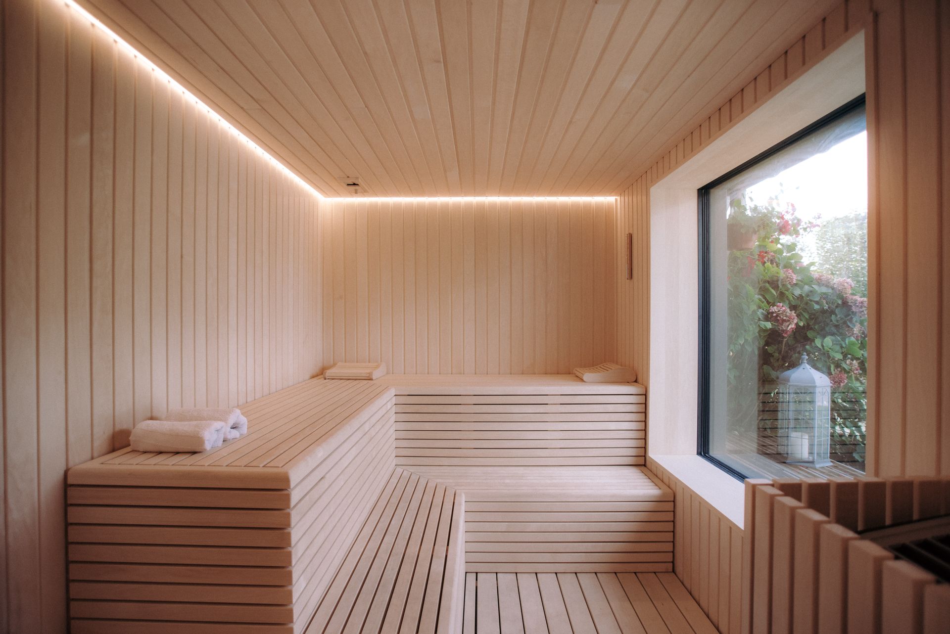 Sauna avec vue