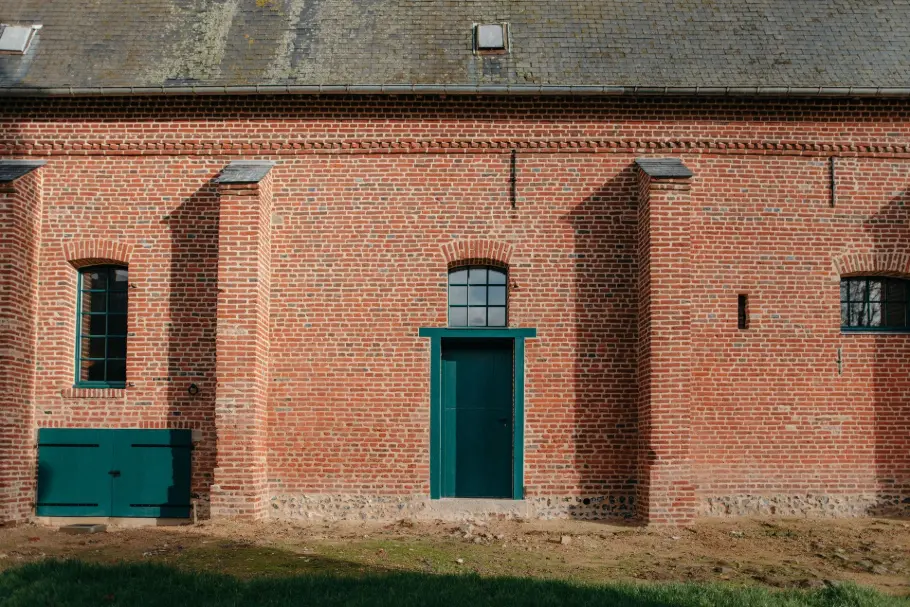Façade en brique rénovée