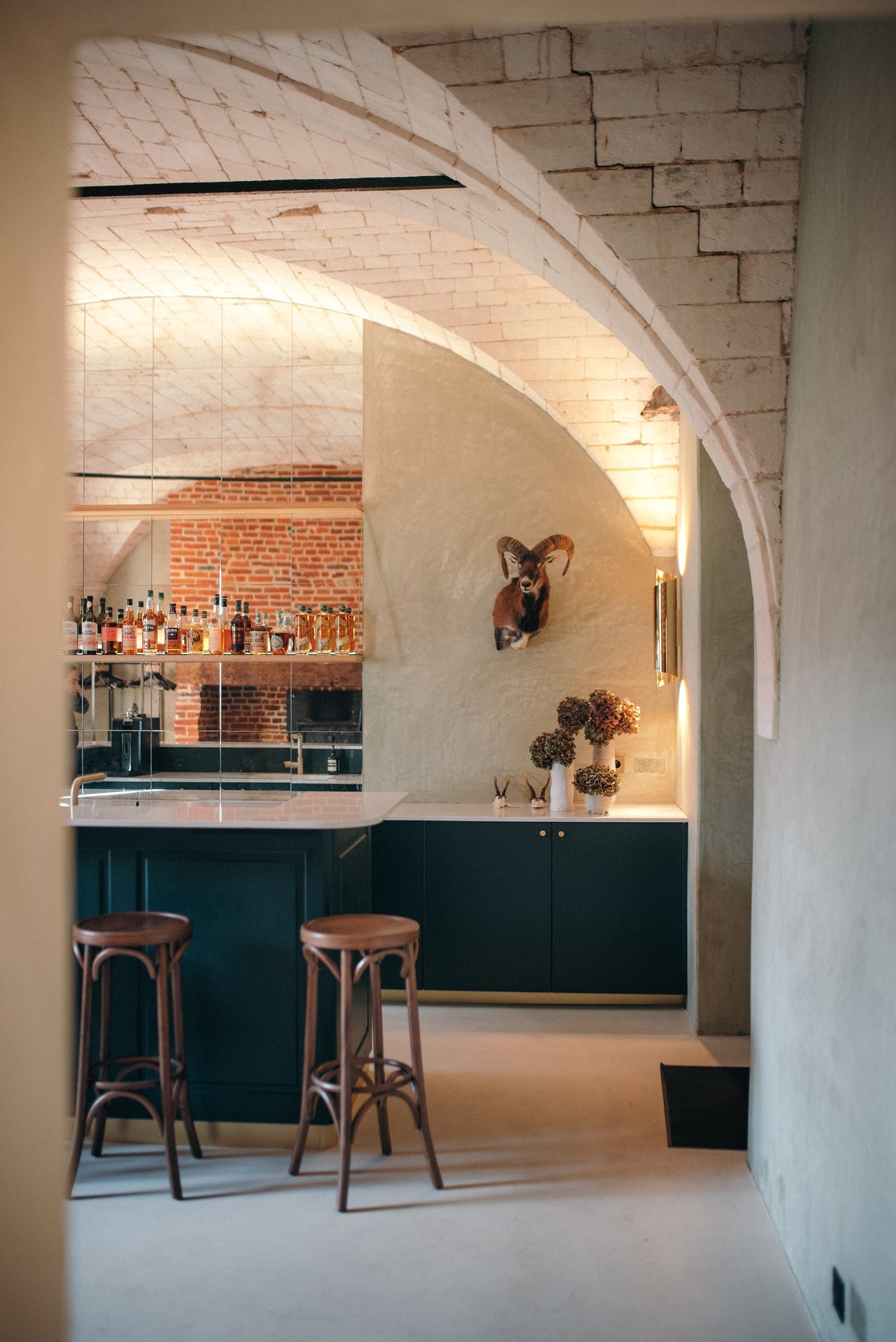 Voutes en pierre du bar
