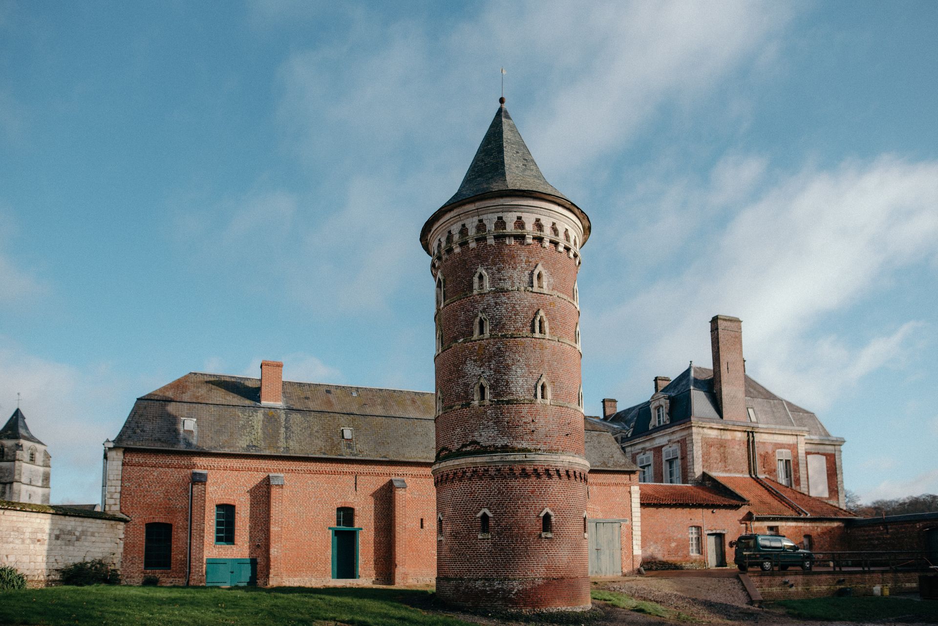 Cour de ferme du château