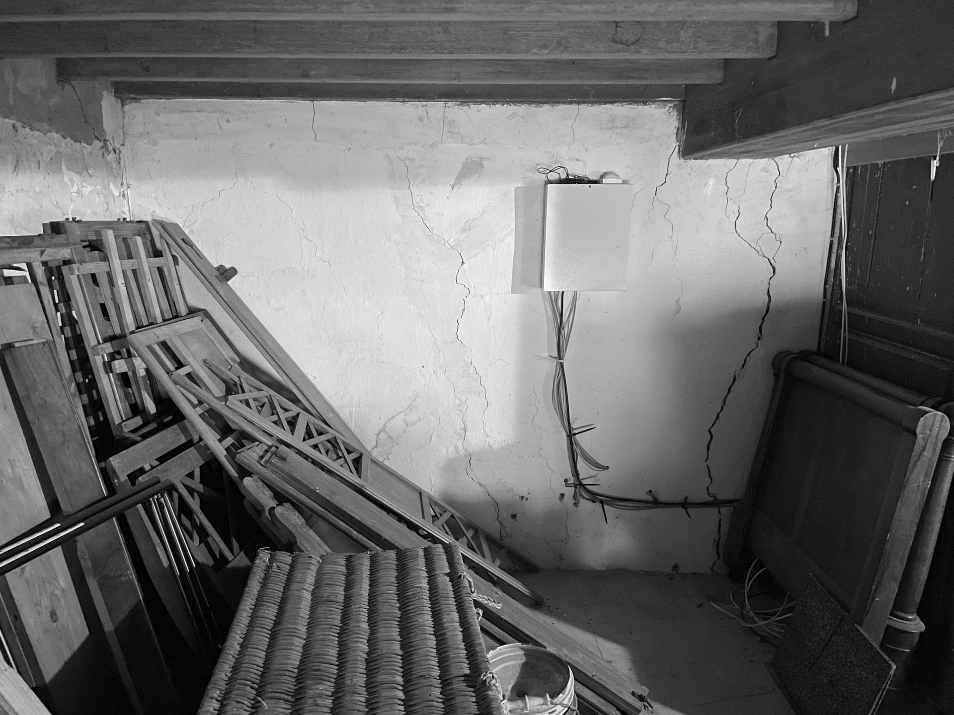 Le grenier avant les travaux